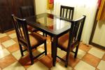 Juego de Comedor Economico 4 sillas Vidrio