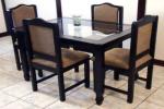 Juego de Comedor Economico 4 sillas Vidrio