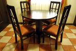 Juego de Comedor Luna Redondo 4 sillas