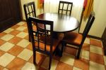 Juego de Comedor Luna Redondo 4 sillas