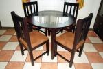 Juego de Comedor Redondo 4 sillas Vidrio