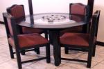 Juego de Comedor Redondo 4 sillas Vidrio